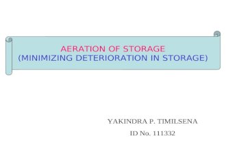 Aeration of storage structures