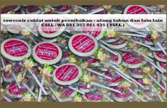 081 357 861 435 ( TSEL ) Souvenir Coklat untuk Pernikahan Surabaya