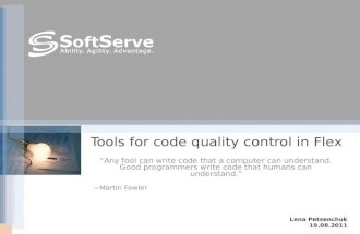Code quality tools
