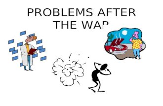 Problems After The War