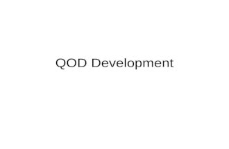 QOD Development. During the health supervision visit for an 18- month-old boy, his parents express concern that he is vocalizing but not saying any real