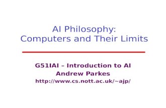 AI Philosophy: Computers and Their Limits