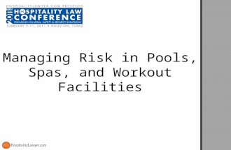 Managing Risk in Pools, Spas, and Workout Facilities